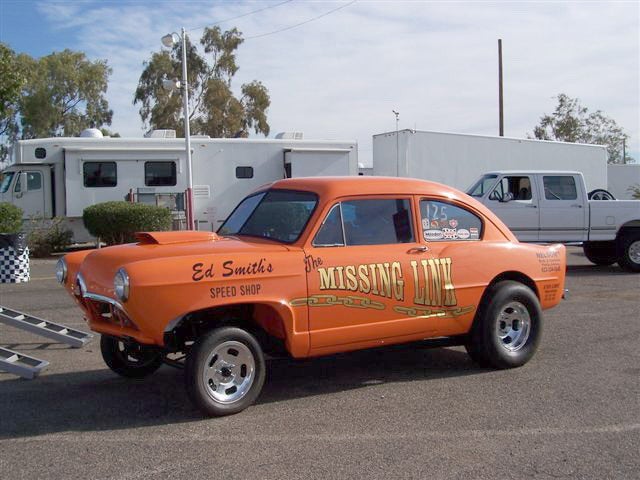 This 1952 Henry J was built and raced in the 1960's