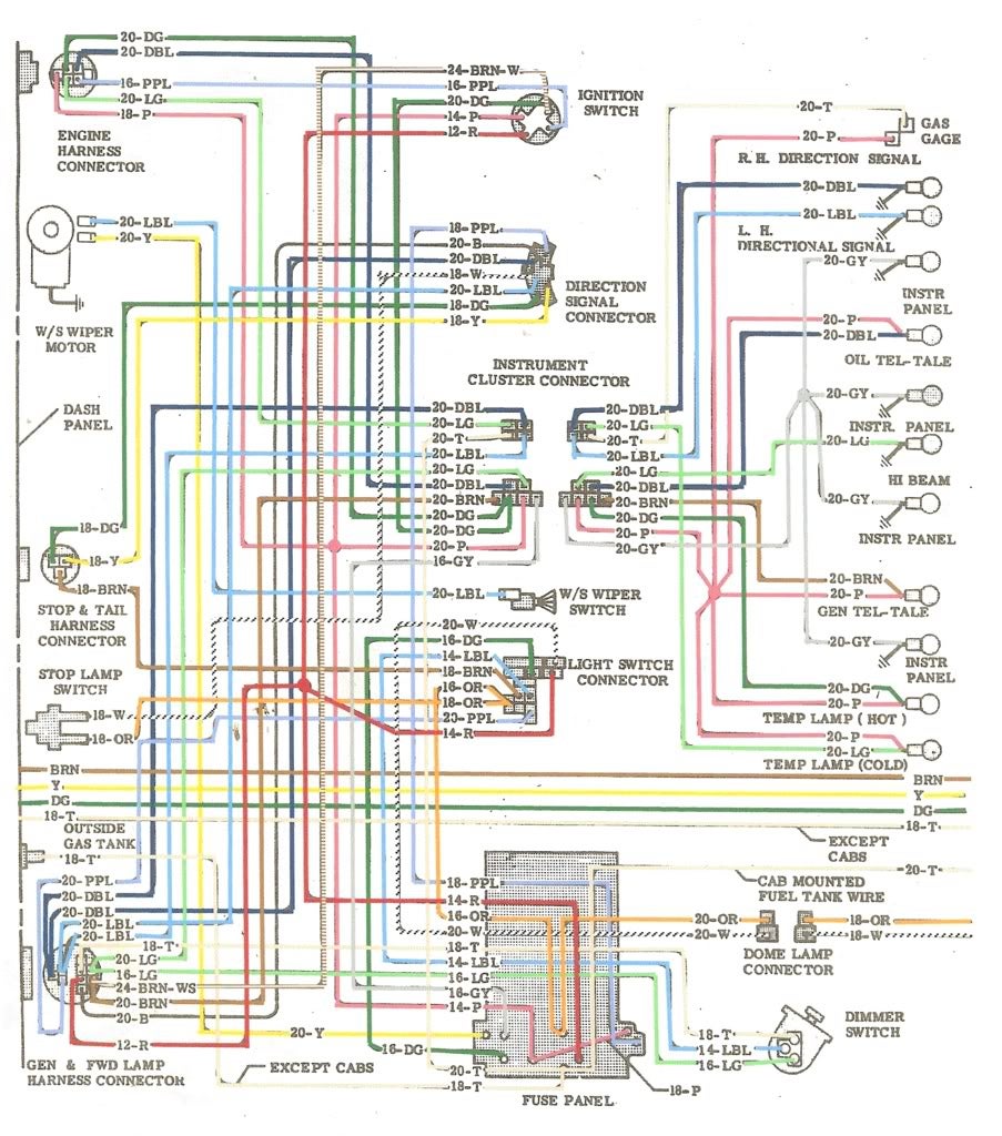 1976 chevy c10 wiring harness