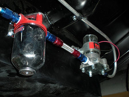 Mounting an electric fuel pump