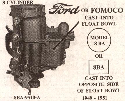 Ford flathead carburetor identification #3