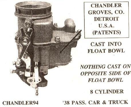 Ford flathead carburetor identification #9
