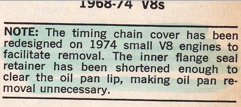 File:1974-up timing chain mods so oil pan stays when timing cover is removed.jpg